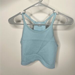Thick Rib Racerback Crop cami fits XS through XL very stretchy material